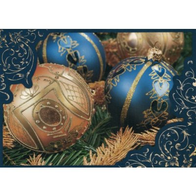 Pohlednice Vánoční ozdoby 4 – Zboží Dáma