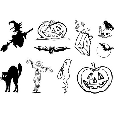 Creatoys Gelová razítka Halloween – Sleviste.cz