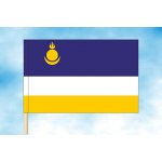 LIBEA, s.r.o. Burjatsko vlajka Rozměr: 100×150 cm, Uchycení: Návlek na žerď – Hledejceny.cz