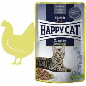 Happy Cat Culinary Land Geflügel drůbež 85 g