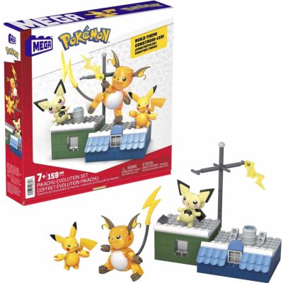 Mega Construx Pokémon Pikachu Evolution Set – Zboží Dáma