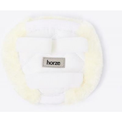 Horze Chránič na poprsník umělý beránek světlý – Sleviste.cz