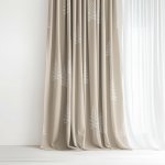Goldea bavlněný závěs - severské stromky 280x150 cm – Hledejceny.cz