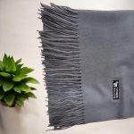 Kašmírová šála šedá – Zboží Dáma