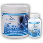 FitSport Nutrition 100% Pure Mobility Collagen 300 g SOLUGEL + 3 in 1 Joint Complex 120 tablet – Hledejceny.cz
