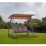 Koda DRAGONFLY Zahradní houpačka, hnědá/tmavě šedá – Sleviste.cz