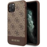 Pouzdro Guess 4G Stripe iPhone 11 hnědé – Zboží Mobilmania