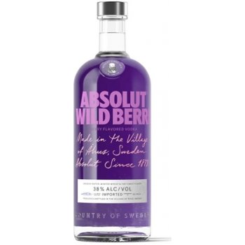 Absolut Wild Berri 38% 1 l (holá láhev)