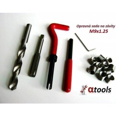 Quatros Sada na opravu závitů M9x1.25 (jako Helicoil) – Zboží Mobilmania