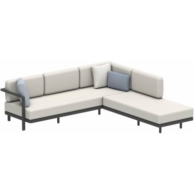 Royal Botania Sedací sestava Alura Lounge SET 06 B, 250x245 cm, rám hliník anthracite, bez sedáků – Hledejceny.cz