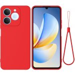 VSECHNONAMOBIL 123318 RUBBER Ochranný obal pro Realme Note 70T červený – Zboží Živě