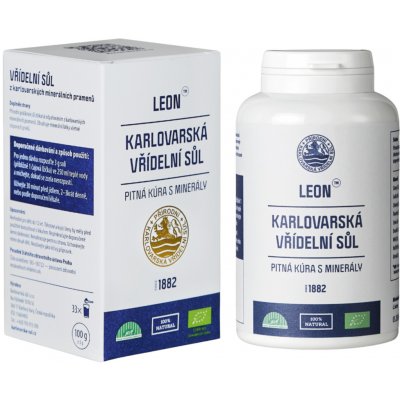 LEON Karlovarská přírodní vřídelní sůl Vánoční balení, 2 x 100 g – Hledejceny.cz