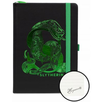 CurePink Poznámkový A5 blok Harry Potter: Slytherin 14,8 x 21 cm SR72696 – Zboží Mobilmania