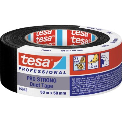 tesa PRO-STRONG 74662 instalatérská izolační páska 50 m x 50 mm černá – Zboží Mobilmania