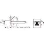 trhací nýt 3.2x6 zápustná hlava ST/ST DIN 7337B [1 ks] – Hledejceny.cz