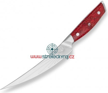 Dellinger Vykosťovací nůž SANDVIK RED NORTHERN SUN 16,5 cm
