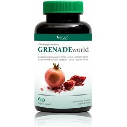 GRENADEworld Granátové jablko z nejžádanějších BIO odrůd 60 kapslí