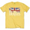 Dětské tričko The Beatles Tričko Logo & Vintage Flag žlutá