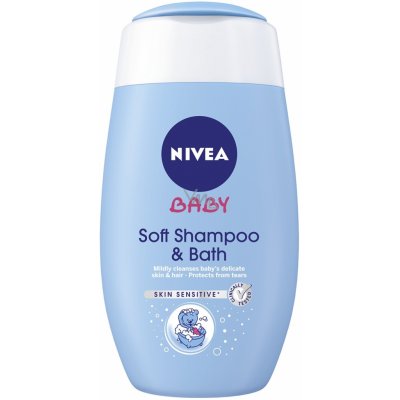 Nivea Baby 2v1 šampon a pěna do koupele pro děti 200 ml