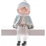 MagicHome Postavička Vánoce Chlapeček polyresin 11x8x13 cm – Hledejceny.cz