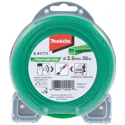 Makita struna nylonová 2,0mm, zelená, 30m, speciální pro aku stroje = old 197473-7 – Sleviste.cz