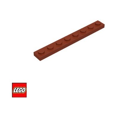 LEGO® 3460 Podložka 1x8 Světle-Hnědá – Zboží Mobilmania