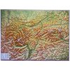 Nástěnné mapy Georelief Tyrolsko - plastická mapa 80 x 60 cm Varianta: bez rámu, Provedení: plastická mapa