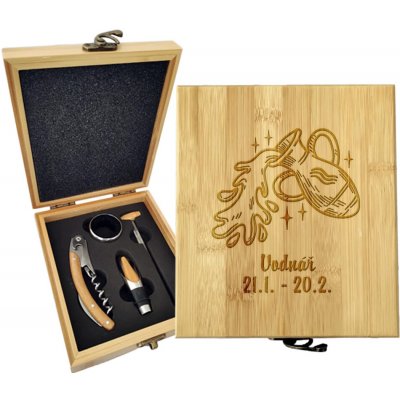 Sablio Dárková sada na víno Vodnář: 147×168×49 mm – Hledejceny.cz
