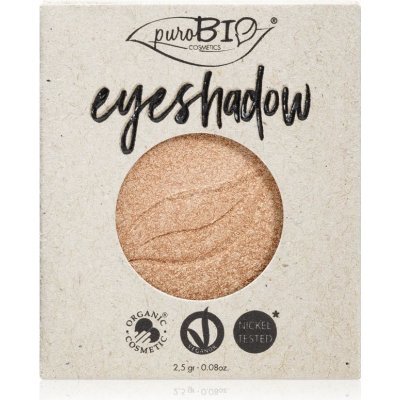 puroBIO Cosmetics Compact Eyeshadows oční stíny 01 Sparkling Wine 2,5 g náhradní náplň – Zboží Mobilmania
