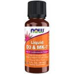 Now Liquid D-3 & MK-7 vitamin D3 K2 MK7 30 ml – Hledejceny.cz