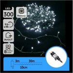 Aigostar LED Venkovní vánoční řetěz 300xLED/3,6W/230V 30m IP44 studená bílá B10303ABND – Hledejceny.cz