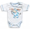 Kojenecké body BABY´S WEAR Kojenecké body krátky rukáv MILK