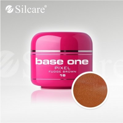 Silcare Base One Pixel UV gel 16 Fudge Brown 5 g