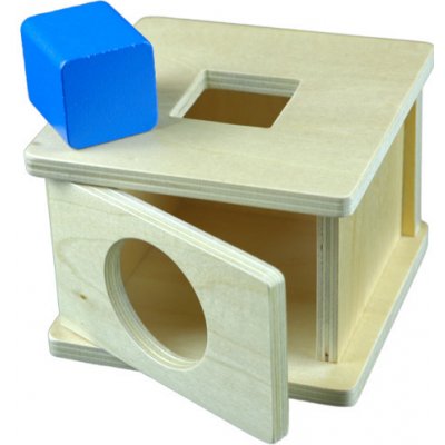 Montessori box na vkládání kostky