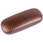 Pouzdro na brýle perleťové hnědá koňak – Zboží Mobilmania