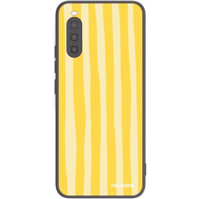 Picasee silikonový černý obal pro Sony Xperia 10 II Lines lemon – Zboží Živě