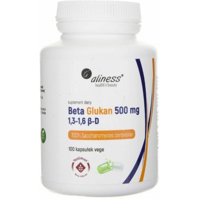 Aliness Beta Glukan Yestimun 1,3-1,6 β-D 500 mg 100 veg. kapslí – Hledejceny.cz