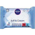 Nivea Baby Soft & Cream vlhčené ubrousky 20 ks – Zboží Mobilmania