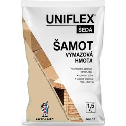 BARVY A LAKY HOSTIVAŘ Uniflex šamotová výmazová hmota, 1,5 kg