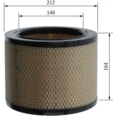 Vzduchový filtr BOSCH F 026 400 316 – Hledejceny.cz