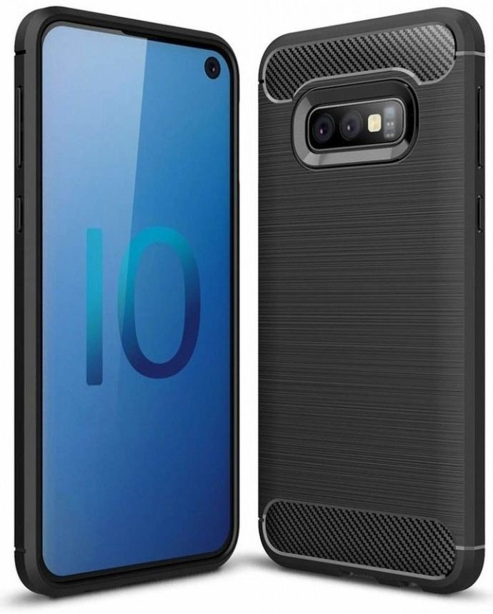 Pouzdro Forcell CARBON Case Samsung Galaxy S10e černé