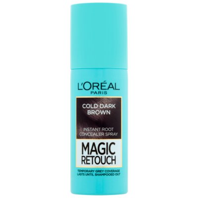 L'Oréal Magic Retouch vlasový korektor šedin a odrostů 15 Cold Dark Brown 75 ml – Zboží Mobilmania