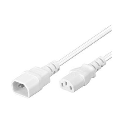 PremiumCord prodlužovací kabel síť 230V - C13 (F) - C14 (M) - 3m bílá (kps3w) – Hledejceny.cz