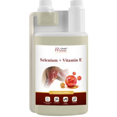 OVER HORSE Selen + vitamin E pro koně 1 l – Zboží Mobilmania