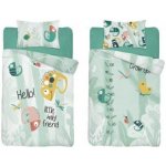 Detexpol povlečení V Trávě green 100 x 135 cm 40 x 60 cm – Zbozi.Blesk.cz