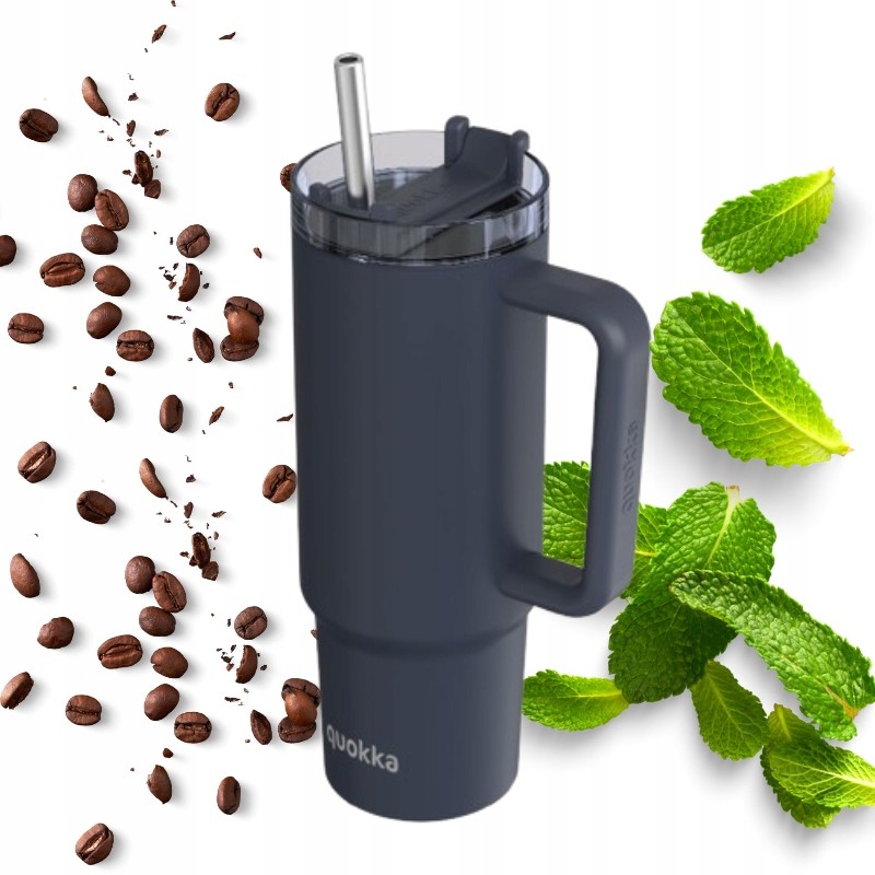 Quokka Stream Nerezový termo pohár Black 950 ml