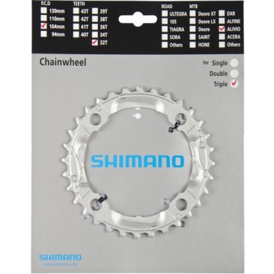 Převodník Shimano FC-M430 32 zubů 3x9 rychlostí stříbrný – Hledejceny.cz