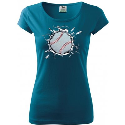 Baseball míč v triku Pure dámské triko Petrolejová – Zboží Mobilmania