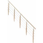Scobax Zábradlí schodišťové Spruce Steel smrek / nerezová ocel 300 cm 29611 – HobbyKompas.cz