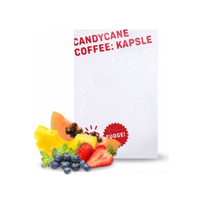 Candycane Coffee Výběrová káva Kapsle FUDGE pro nespresso kávovary 12 ks